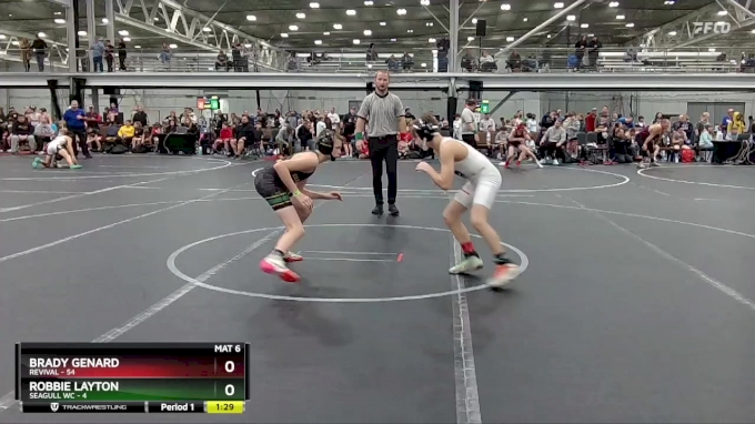 96 lbs Round 2 (4 Team) - Brady Genard, Revival vs Robbie Layton ...