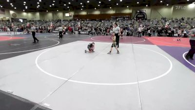 61 lbs Consi Of 8 #2 - Josie Thomsen, Carson Valley Wildcats vs Stetson Braun, NorCal Nomads