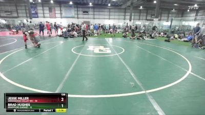 138 lbs Round 3 (4 Team) - Jesse Miller, SHENANDOAH VALLEY WC vs Brad Hughes, GRAPPLERS GARAGE