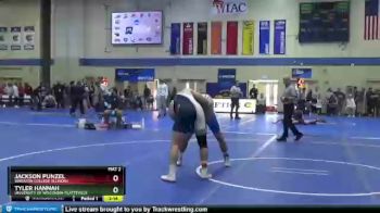 197 lbs Quarterfinal - Jackson Punzel, Wheaton College (Illinois) vs Tyler Hannah, University Of Wisconsin-Platteville