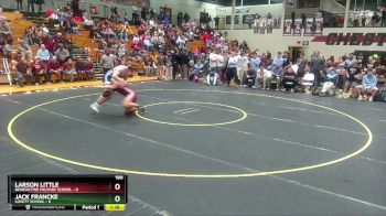 190 lbs Quarters & 1st Wb (16 Team) - Jack Francke, Lovett School vs Larson Little, Benedictine Military School