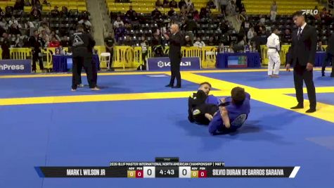 Silvio Duran De Barros Saraiva vs Mark L Wilson Jr 2026 Master International IBJJF Jiu-Jitsu North American Championship