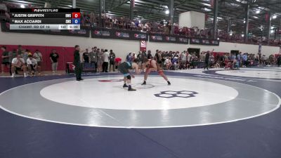97 kg Champ. Rd Of 16 - Justin Griffith, Dragon Wrestling Club vs Max Acciardi, Southwest Wrestling Club
