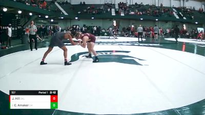 157 lbs Cons. Round 3 - Chandler Amaker, Central Michigan vs Jared Hill, Oklahoma