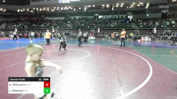 37 lbs Quarterfinal - Adrian DiGiovanni, Delsea vs Levi Newman, Pinelands Wrestling Club