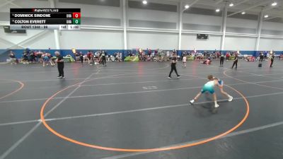 98 lbs Cons. Round 4 - Colton Everett, Unattached vs Dominick Sindone, Unattached