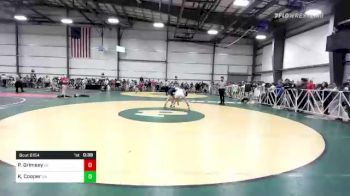 120 lbs Consi Of 64 #2 - Patrick Grimsey, NY vs Kaleb Cooper, GA