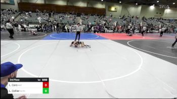 66 lbs 3rd Place - Landon Caro, Mat Demon WC vs Lucas Collier, Alpha Dawg