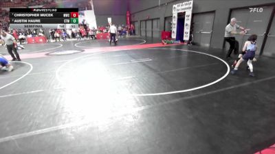 63 lbs Semifinal - Austin Haure, Monona Grove/McFarland Wrestling Club vs Christopher Mucek, Muskego Wrestling Club