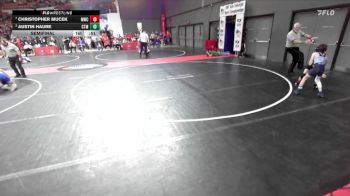 63 lbs Semifinal - Austin Haure, Monona Grove/McFarland Wrestling Club vs Christopher Mucek, Muskego Wrestling Club