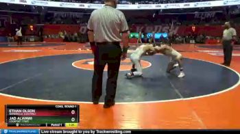 3 lbs Cons. Round 1 - Jad Alwawi, Lockport (Twp) vs Ethan Olson, Naperville (Central)