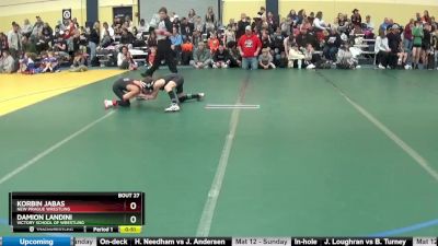 70 9U Champ. Round 2 - Korbin Jabas, New Prague Wrestling vs Damion Landini, Victory School Of Wrestling