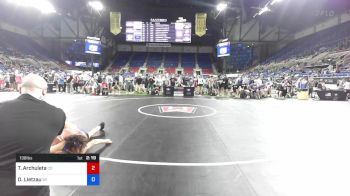 138 lbs Cons 64 #2 - Tyler Archuleta, Colorado vs Devon Lietzau, Wisconsin