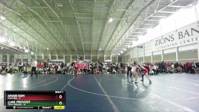 97 lbs Round 1 (4 Team) - Amari Kem, Utah Red vs Luke Provost, Team Oregon