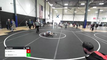 69 lbs Consi Of 4 - Bradley Smith, Fallon Outlaws WC vs Abraham Daheim, Team Aggression