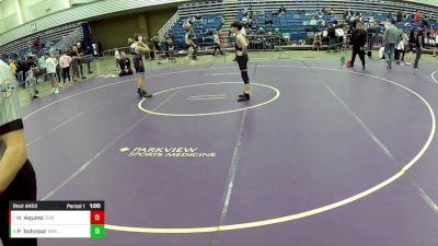 14U Boys - 115 lbs Cons. Round 2 - Hayden Aquino, Cory Clark Wrestling vs Parker Schnoor, Askren Wrestling Academy