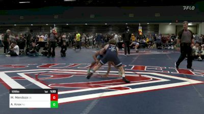 126 lbs Semifinal - Moses Mendoza, CA vs Anthony Knox, NJ