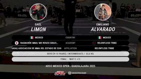 Gael Limon vs Emiliano Alvarado 2025 ADCC Guadalajara Open