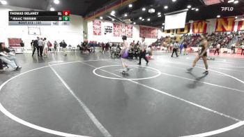 120 lbs Cons. Round 4 - Isaac Tessier, South Hills vs Thomas Delaney, Valenicia (Santa Clarita)