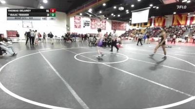 120 lbs Cons. Round 4 - Isaac Tessier, South Hills vs Thomas Delaney, Valenicia (Santa Clarita)