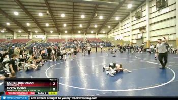 92 lbs Champ Round 1 (16 Team) - Carter Buchanan, Team Champs vs Mckoy Evans, Sanderson Wrestling Academy