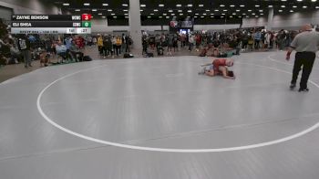 106 lbs Cons. Sub-rd Of 64 - Zayne Benson, Western Colorado Wrestling Club vs Eli Shea, South Side Wrestling Club