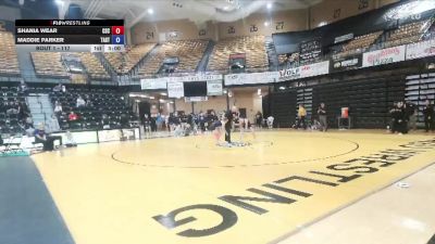 117 lbs Champ. Round 1 - Maddie Parker, Tarleton State vs Shania Wear, Chadron State