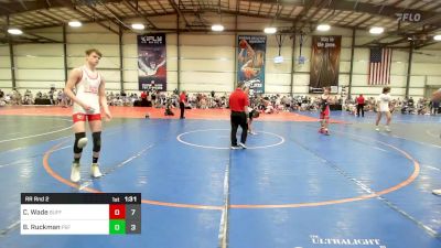 126 lbs Rr Rnd 2 - Colton Wade, Buffalo Valley Wrestling Club - Black vs Bradley Ruckman, PSF