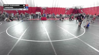 120 lbs Cons. Sub-quarters - Bentley Klinkhammer, Heartland Wrestling Academy vs Hogan Rice, ISI