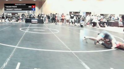 113 lbs Semis - Elijah Foltz, Steller Trained vs Bennett Ferraro