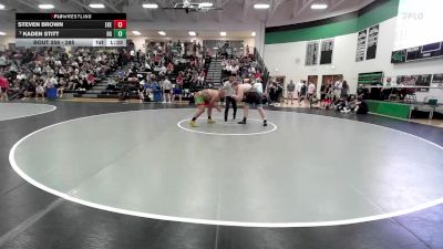 285 lbs Round 2 - Kaden Stitt, Big Game vs Steven Brown, East Kansas Eagles