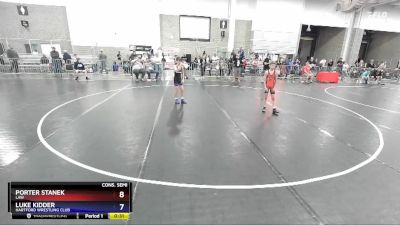 74 lbs Cons. Semi - Porter Stanek, LAW vs Luke Kidder, Hartford Wrestling Club