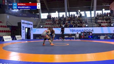 59 kg Repechage #3 - Alejandra Rivera Arriaga, Mexico vs Laurence Beauregard, Canada