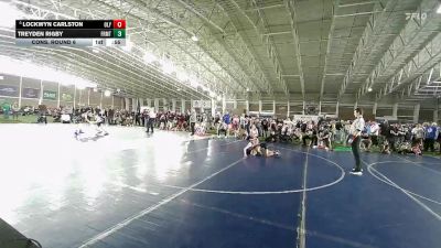 88 lbs Cons. Round 6 - Lockwyn Carlston, Olympus-Skyline vs Treyden Rigby, Wasatch Wrestling Club