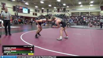 145 lbs Cons. Round 3 - Carter Straw, Independence vs Joshua Zeman, West Liberty