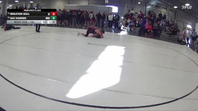 148 lbs Champ. Round 1 - Braxton Soll, Arlington Eagles vs Jax Hansen, Milford Wrestling Club