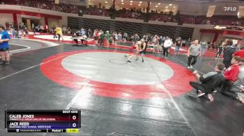 120 lbs Quarterfinal - Caleb Jones, Threestyle Wrestling Of Oklahoma vs Jace Reed, Mustang High School Wrestling