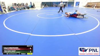 160 B Round 1 - Cale Christensen, Sanderson Wrestling Academy vs Treyson Hunt, Sanderson Wrestling Academy