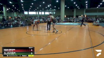 113 lbs Round 1 (6 Team) - Noah Brown, Guerilla WC vs Eli Jolicoeur, Patriots WC Green