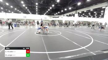 98 lbs Quarterfinal - Elijah Viruete, Inland Elite WC vs Beau Junge, Mantanona TC