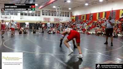 High School - 164 lbs Quarterfinals (8 Team) - Jerry Empirio, High Point vs Alejandro Casarrubias, Morris Hills