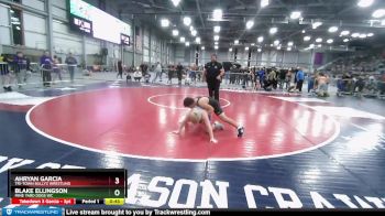 108 lbs Cons. Round 1 - Ahryan Garcia, Tri-Town Bullyz Wrestling vs Blake Ellingson, Mine Yard Dogs WC