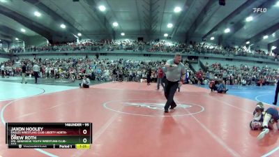 95 lbs Champ. Round 2 - Drew Roth, Ste. Genevieve Youth Wrestling Club-AAA vs Jaxon Hooley, Eagles Wrestling Club Liberty North-AAA