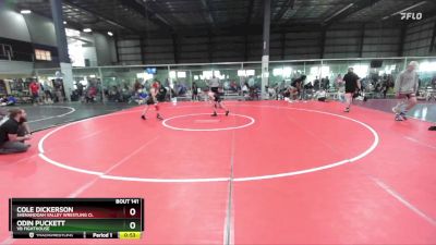 70 lbs Quarterfinal - Cole Dickerson, Shenandoah Valley Wrestling Cl vs Odin Puckett, VB Fighthouse