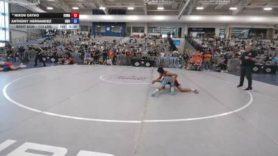 113 lbs Champ. Rd Of 32 - Nixon Dayao, Sunkids/MAW vs Anthony Hernandez, Granite Wrestling Club