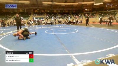 100 lbs Consolation - Landon Watson, Wagoner Takedown Club vs Maximus Blackwell, Broken Arrow Wrestling Club