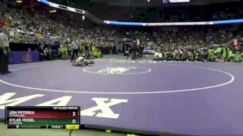 1st Place Match - Jon Peterka, Sutherland vs Kyler Mosel, Plainview