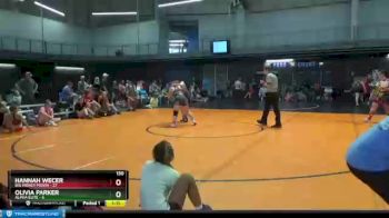130 lbs Round 5 (10 Team) - Hannah Wecer, Big Money Movin vs Olivia Parker, Alpha Elite