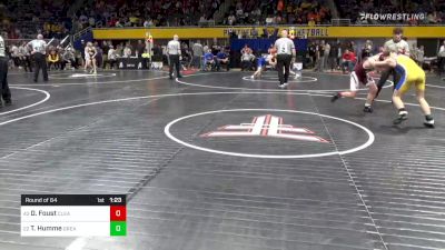 125 lbs Round Of 64 - Dylan Foust, Clearfield vs Tanner Humme, Greater Latrobe