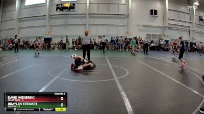 80 lbs Round 3 (8 Team) - Braylen Stewart, Lake WC vs David Wesierski, Killer Elite